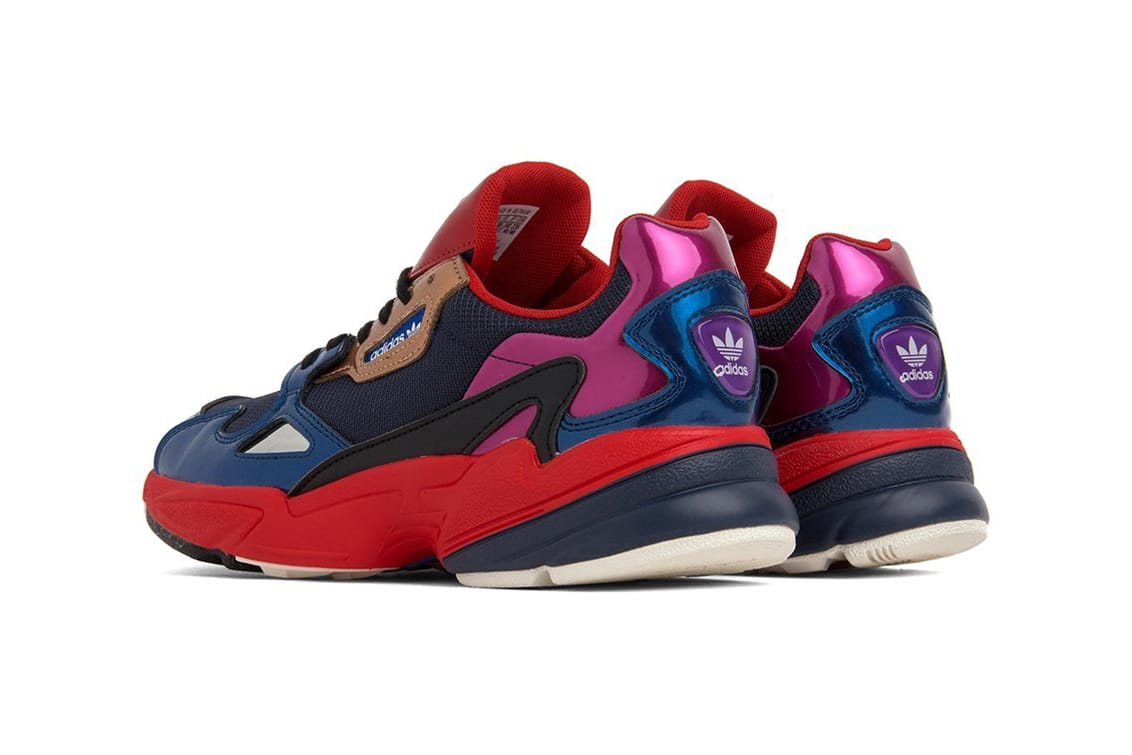 adidas falcon shoes red