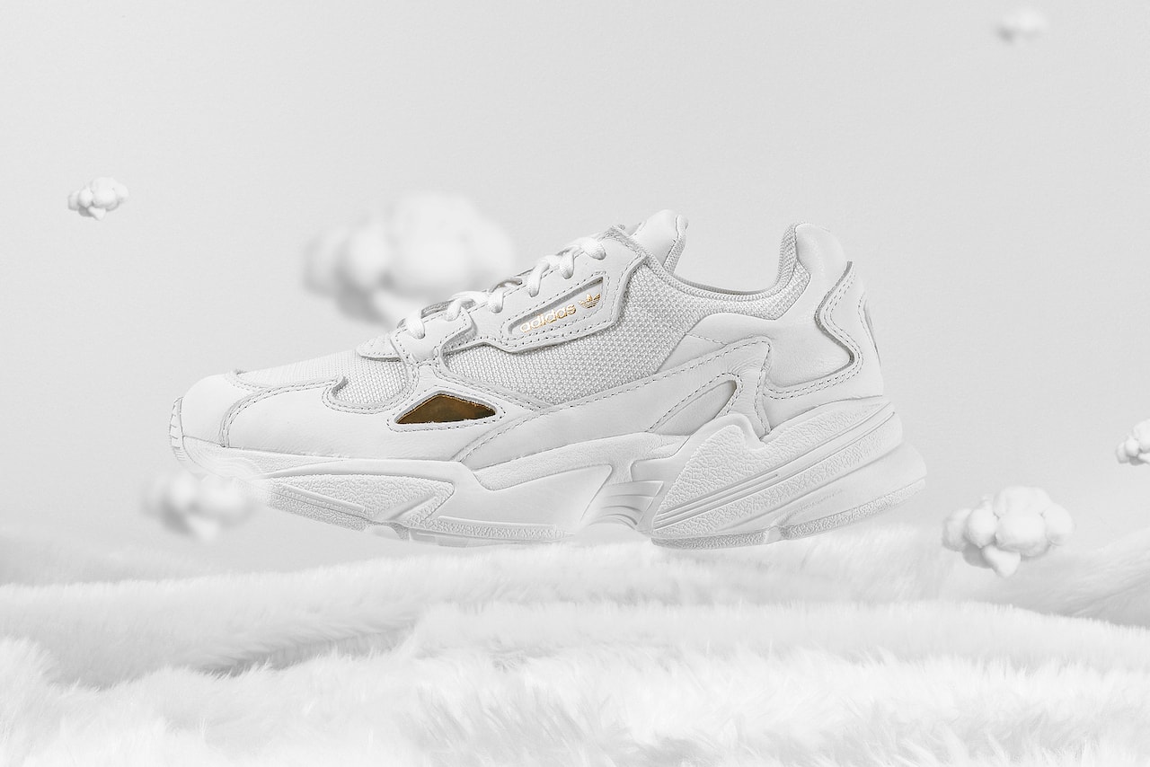 adidas Originals Falcon in "White/Metallic Gold" Release Where to Buy White Sneaker Shoe