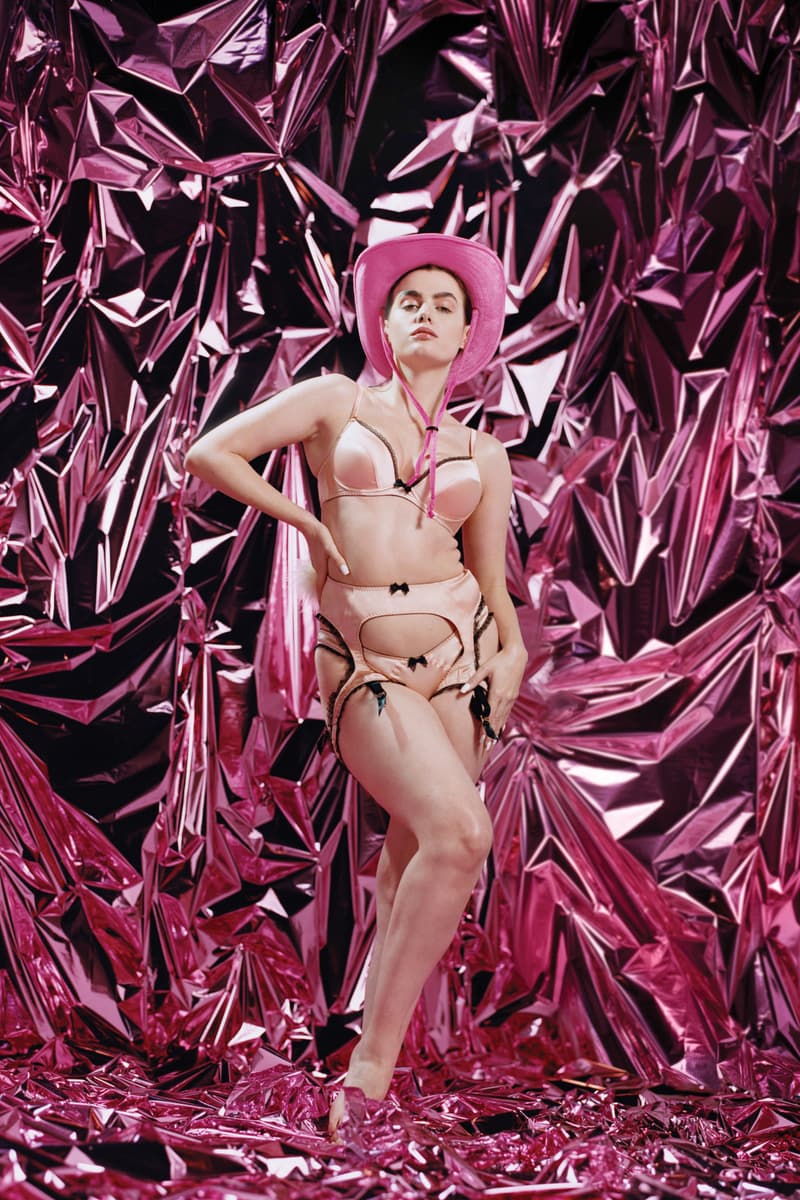 Agent Provocateur Valentine's Day 2019 Campaign Felinda Set Cream