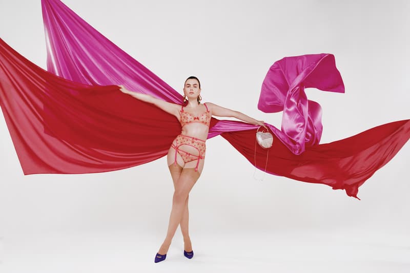 Agent Provocateur Valentine's Day 2019 Campaign Perdia Set Red Cream