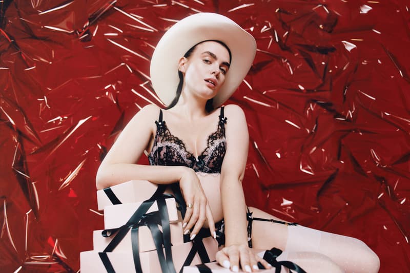 Agent Provocateur Valentine's Day 2019 Campaign Garcia Set Black