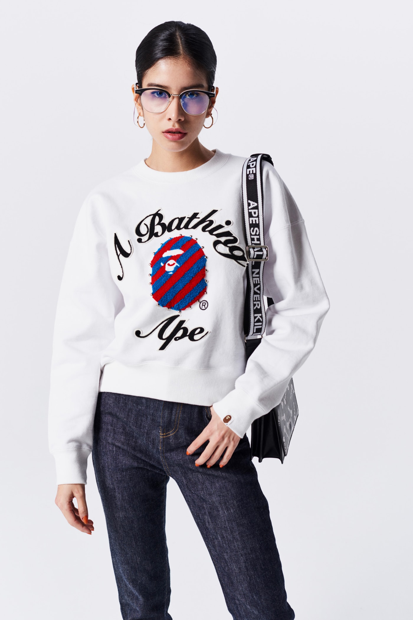 A Bathing Ape Spring Summer 2019 Collection Lookbook Sweater White