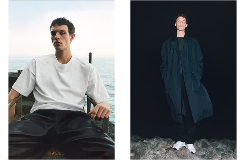 Bottega Veneta Spring 2019 SS19 Campaign Daniel Lee Tyrone Lebon Old Celine Designer men leather pants navy blue coat white t-shirt