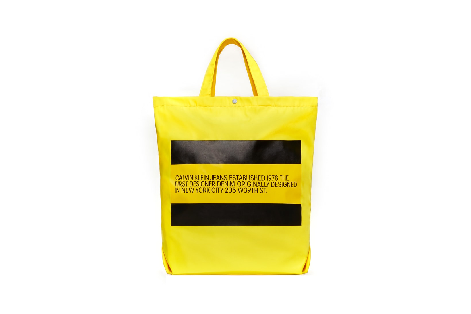 CALVIN KLEIN JEANS EST. 1978 Delivery 2 Drop 02 Tote Yellow