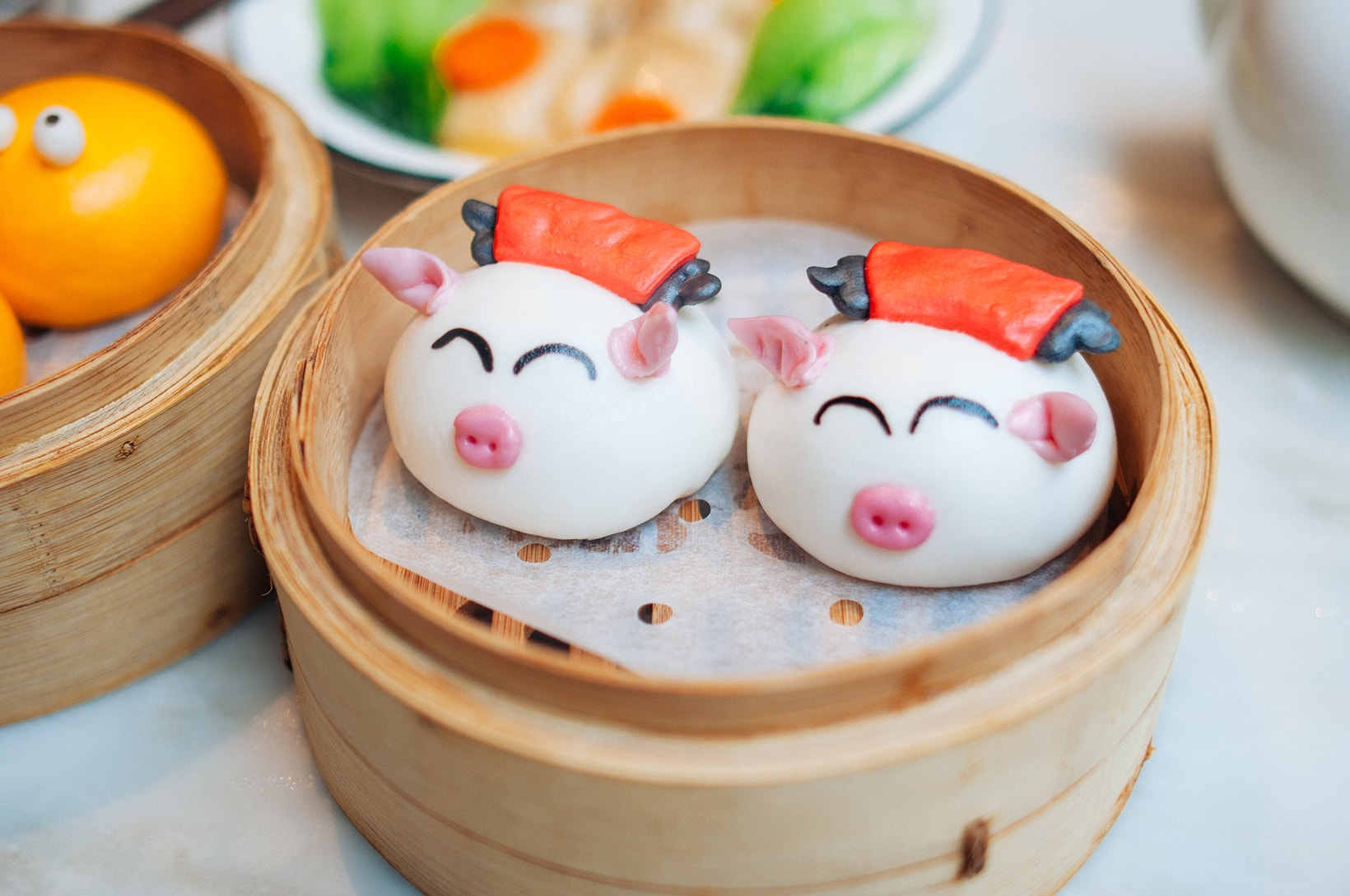 brunch dim sum chinese new year pig hong kong travel food lunar