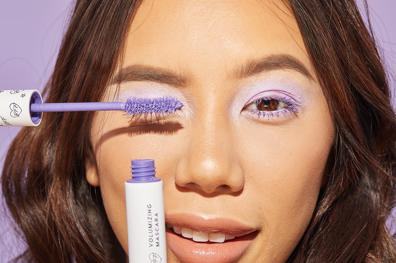 Colourpop bff mascara makeup cosmetics beauty model purple lilac