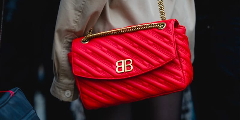 balenciaga red and white