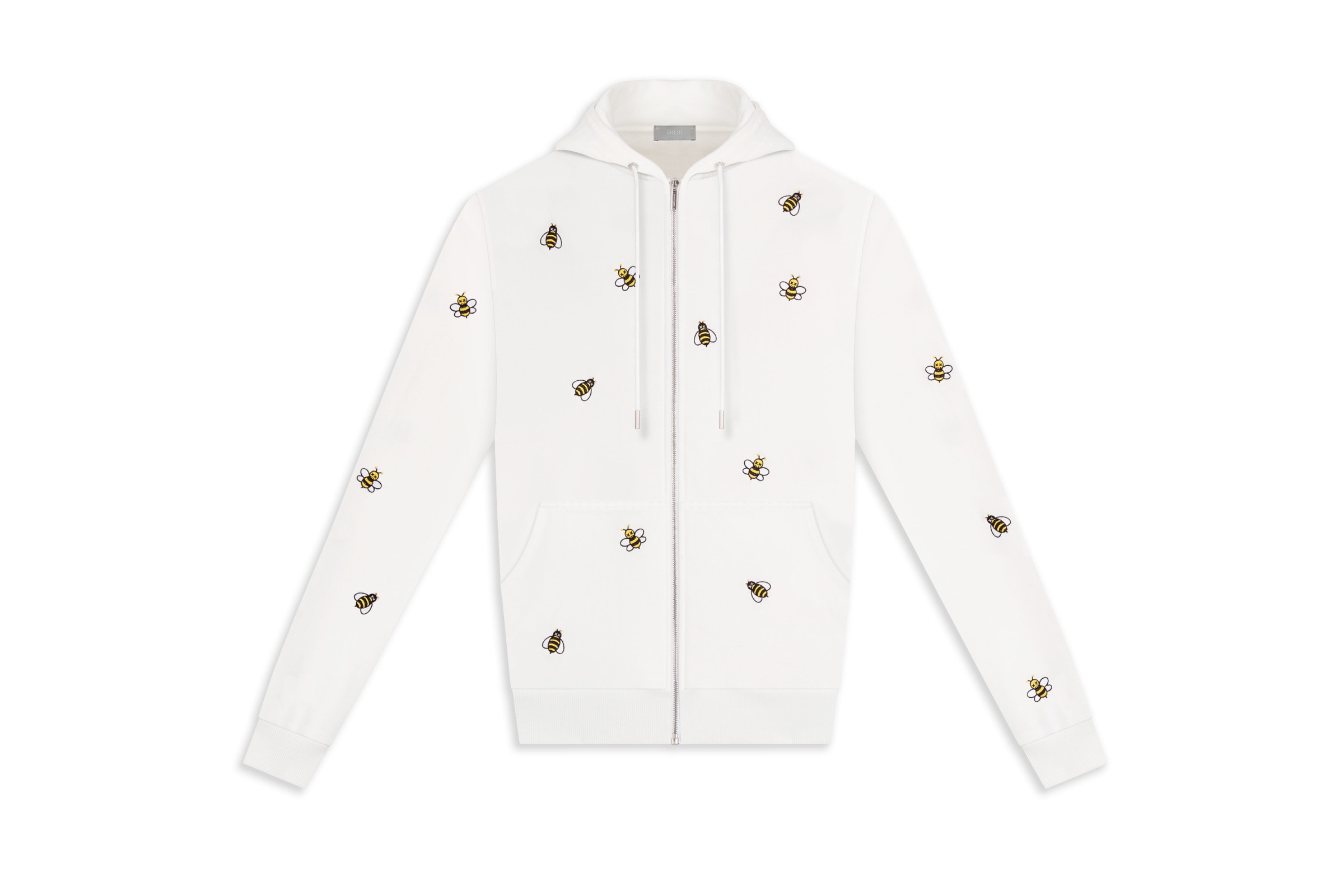 Kim Jones' KAWS x Dior Collection Available Now Shop Hoodies T-Shirt Print Embroidery Dior Bee