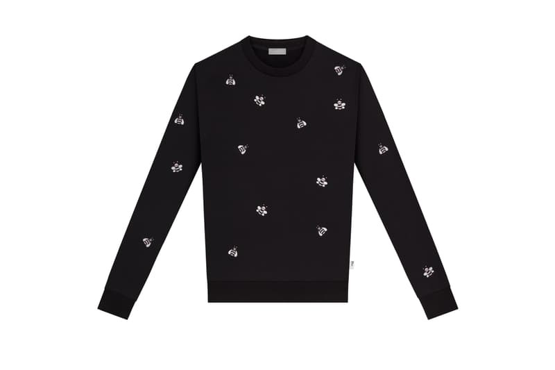 Kim Jones' KAWS x Dior Collection Available Now Shop Hoodies T-Shirt Print Embroidery Dior Bee