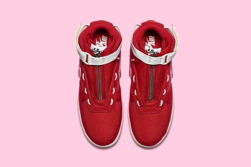 Emotionally Unavailable Nike Air Force 1 High Red Pink