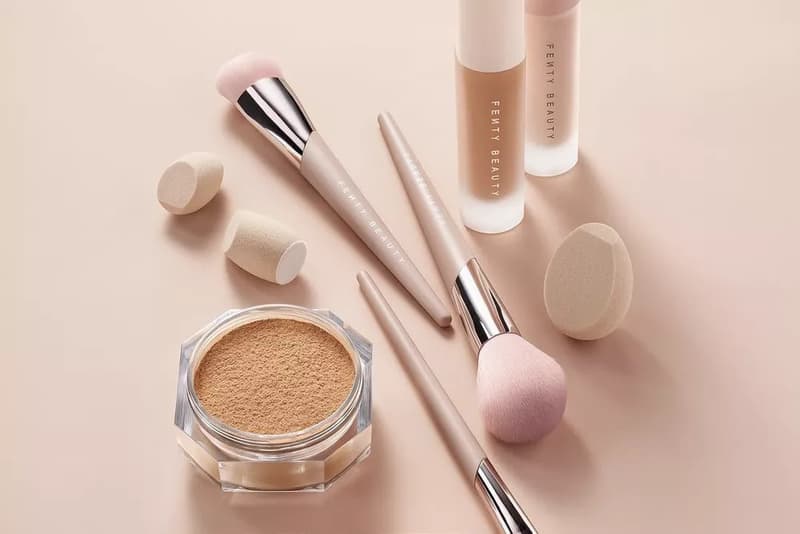 Fenty Beauty Pro Filt'r Concealer Setting Powder Foundation Puff Setting Brush Lil Precision Makeup Sponge Duo