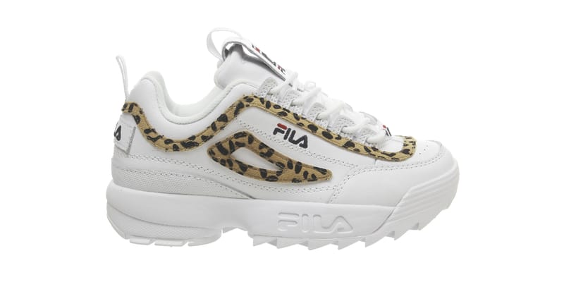 fila disruptor black leopard