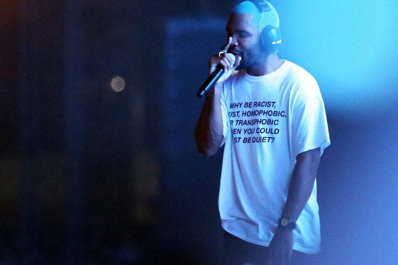 Frank Ocean Performing