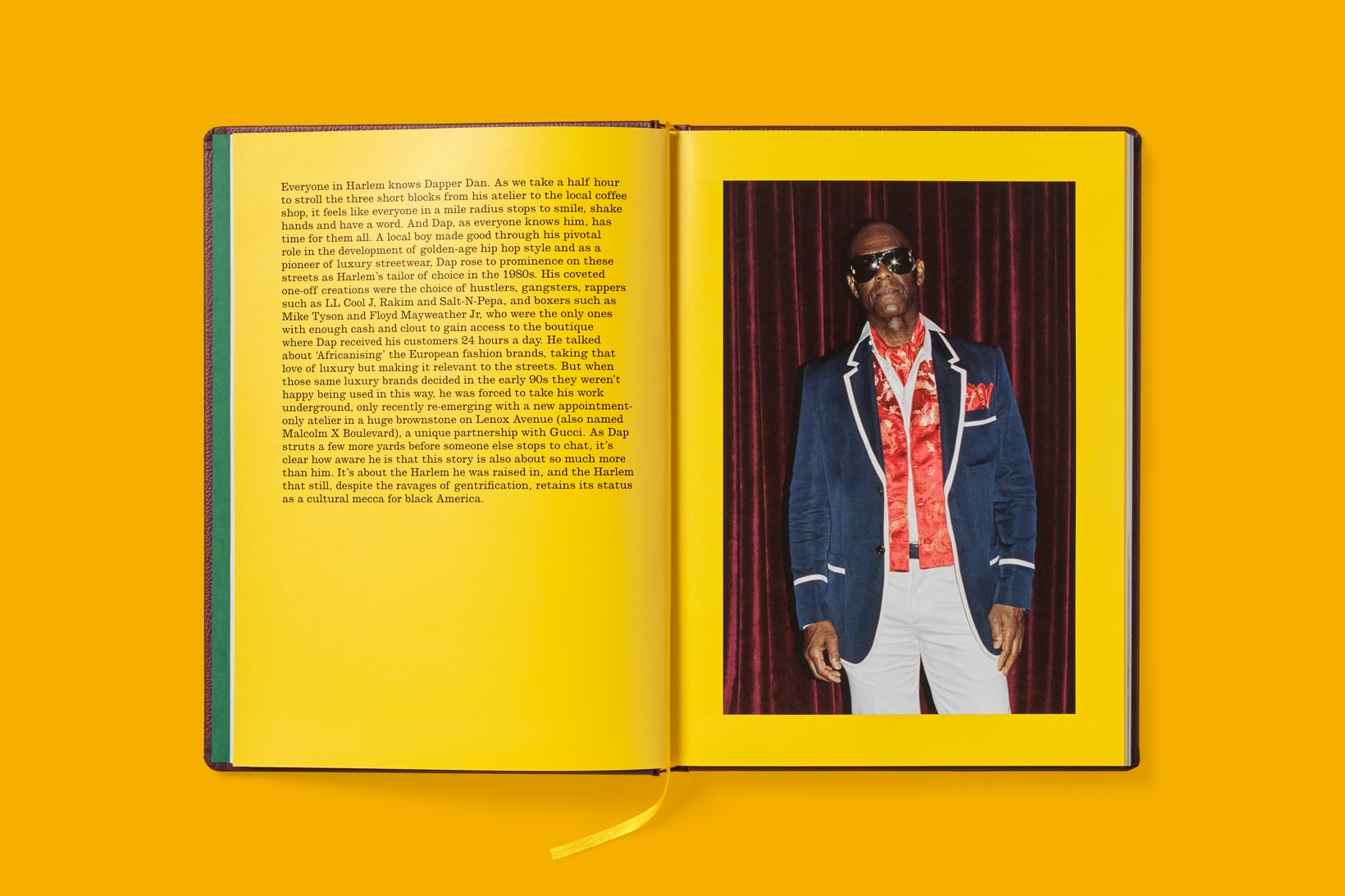 Gucci Dapper Dan's Harlem Book Ari Marcopolous Top Red Jacket Blue