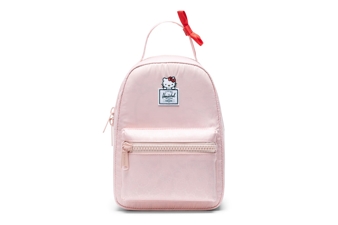 hello kitty herschel supply backpacks collaboration nova mini pink