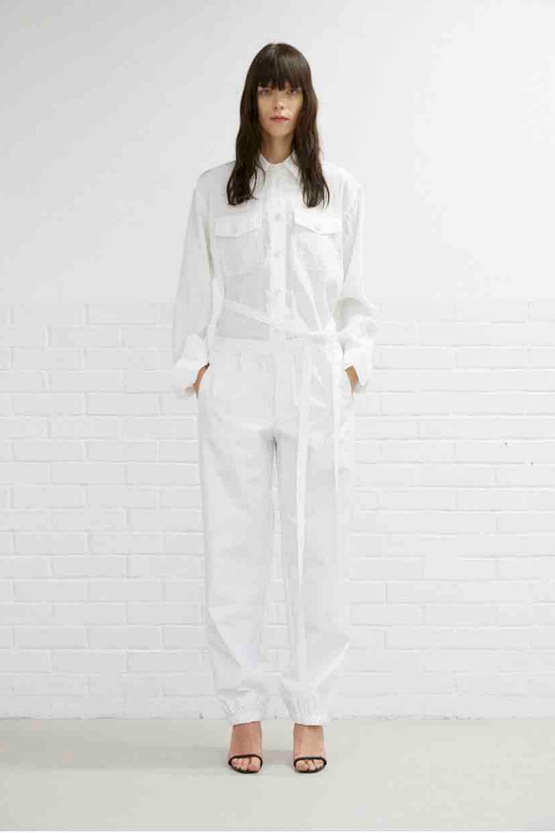 Helmut Lang Pre-Fall 2019 Lookbook Collection Minimal Muted Tones Utility Wear Workwear