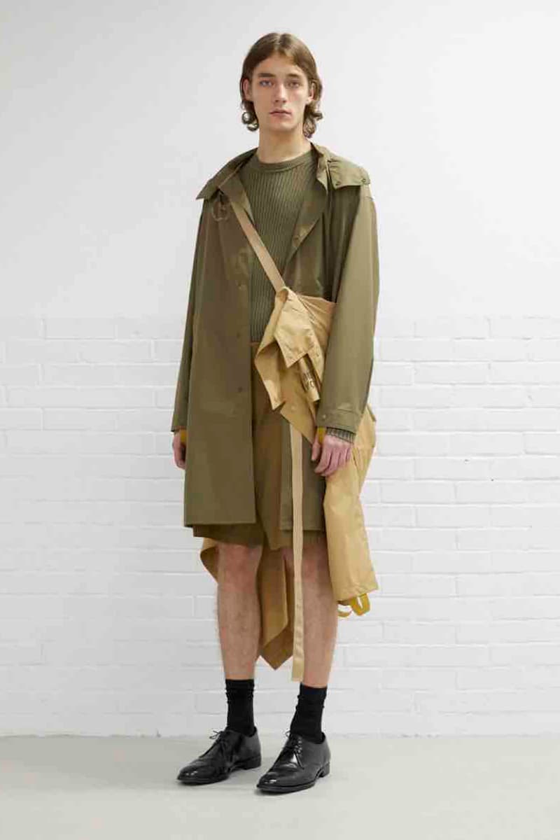 Helmut Lang Pre-Fall 2019 Lookbook Collection Minimal Muted Tones Utility Wear Workwear