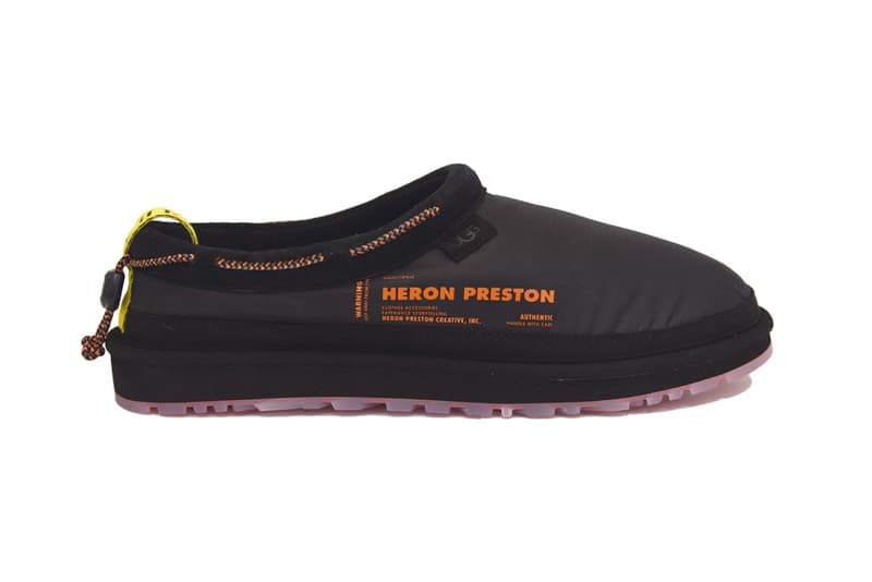 Heron Preston UGG Fall Winter 2019 Boots Classic Short Front Zip HP Tasman