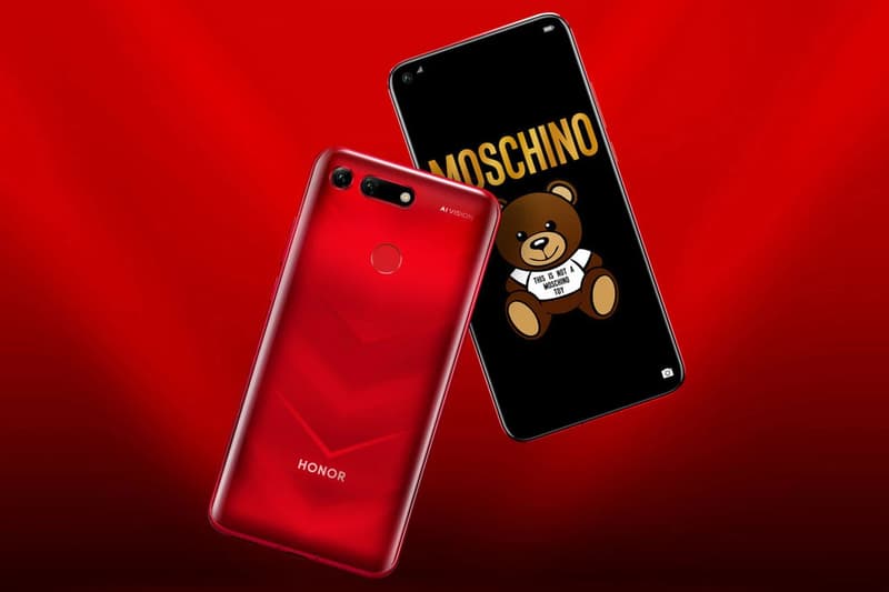 HONOR View20 Smartphone Moschino Collaboration Phantom Red Blue