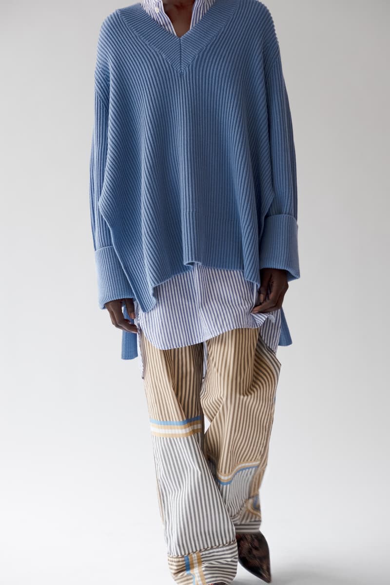 HOPE Pre Fall 2019 Lookbook Sweater Blue