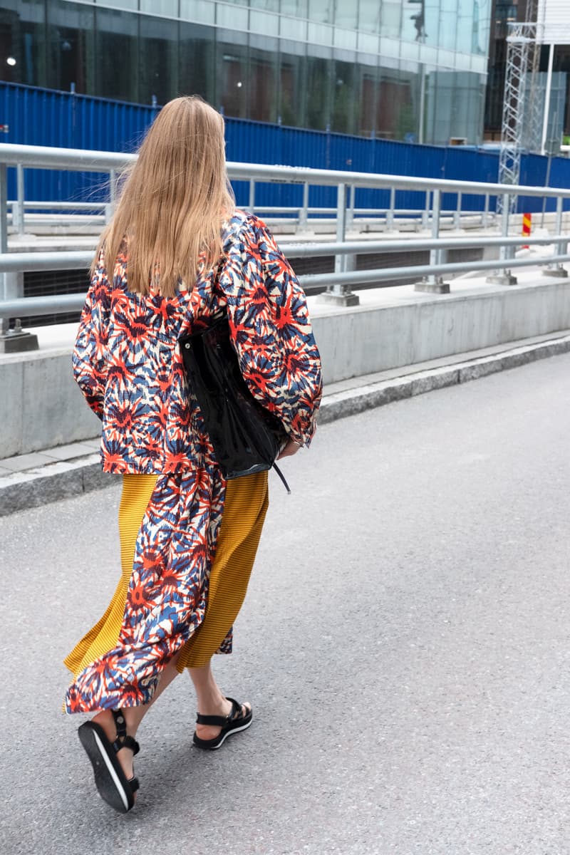 HOPE Pre Fall 2019 Lookbook Floral Dress Red Yellow