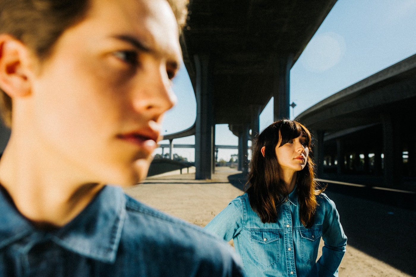 J Brand Spring 2019 Campaign Denim Shirts Blue