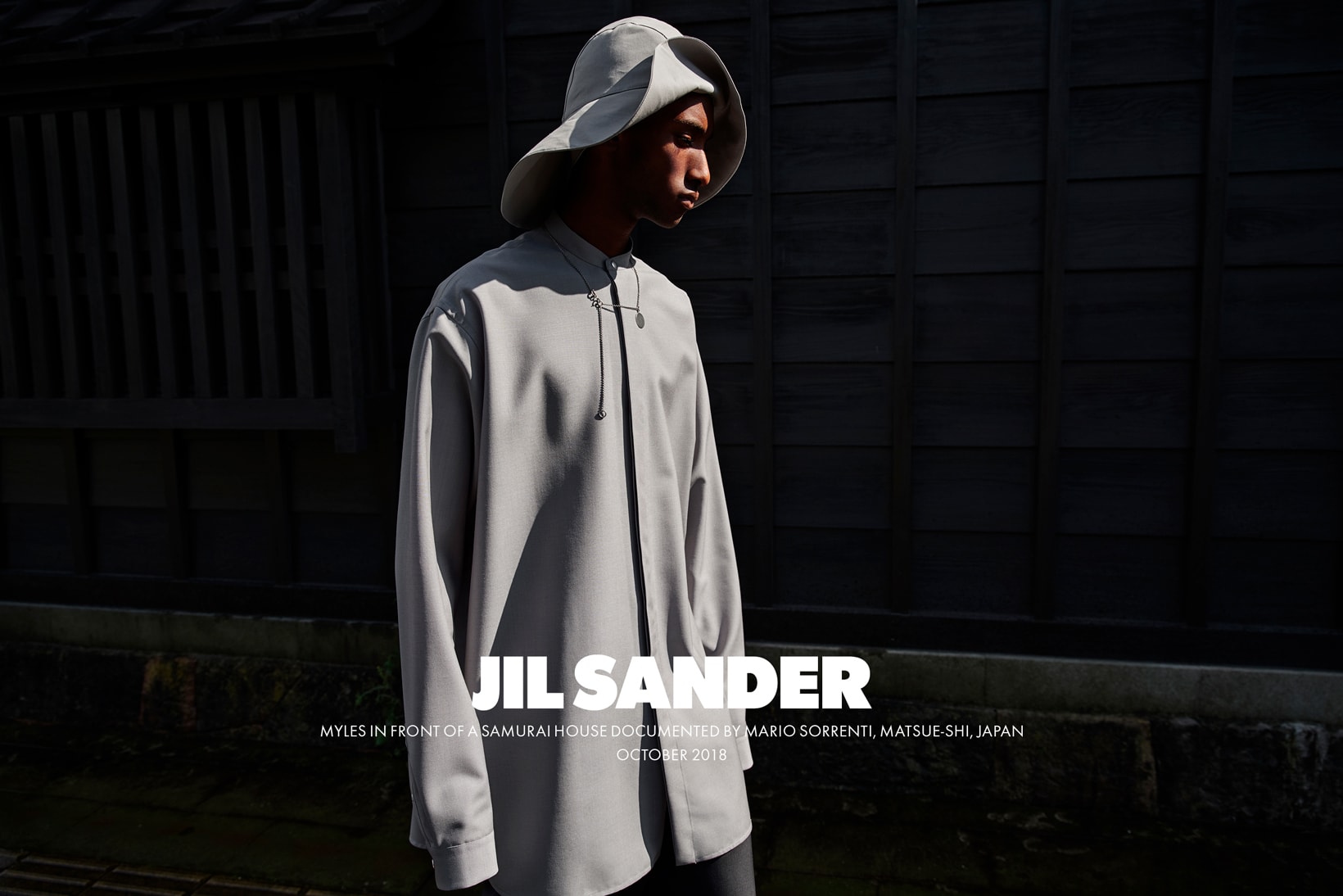 Jil Sander Spring Summer 2019 Campaign Long Sleeved Top Grey