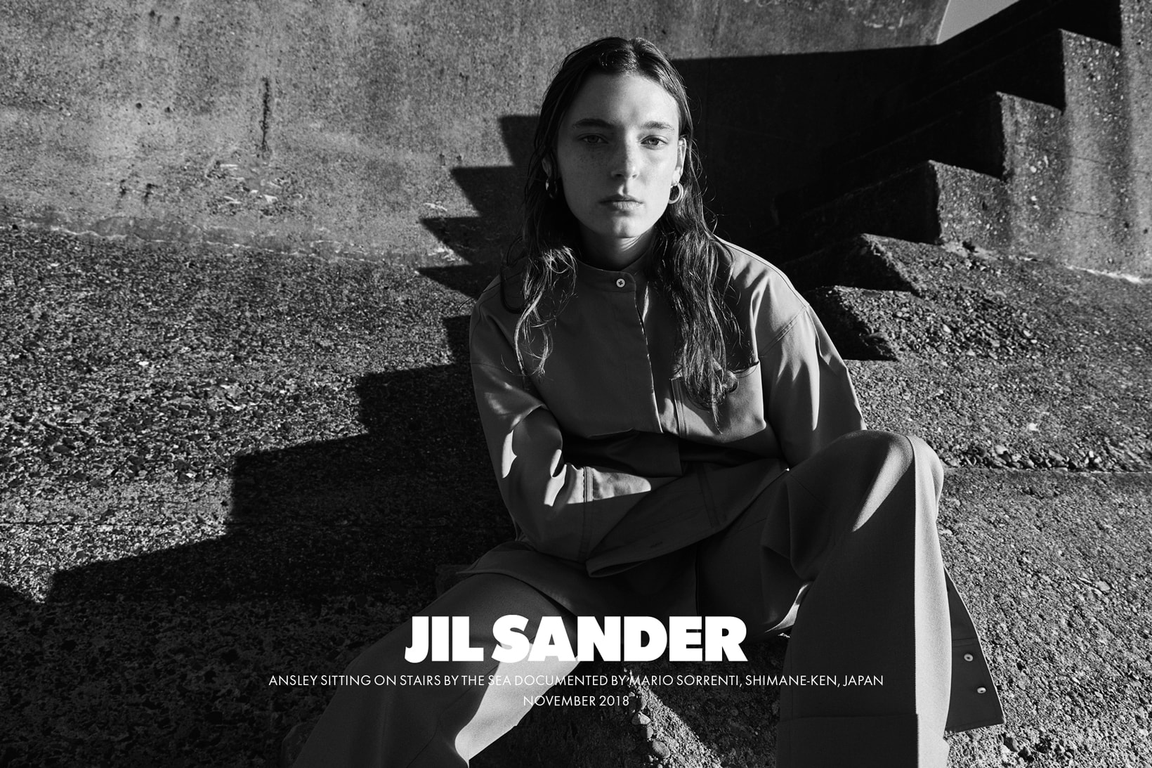 Jil Sander Spring Summer 2019 Campaign Top Pants Grey