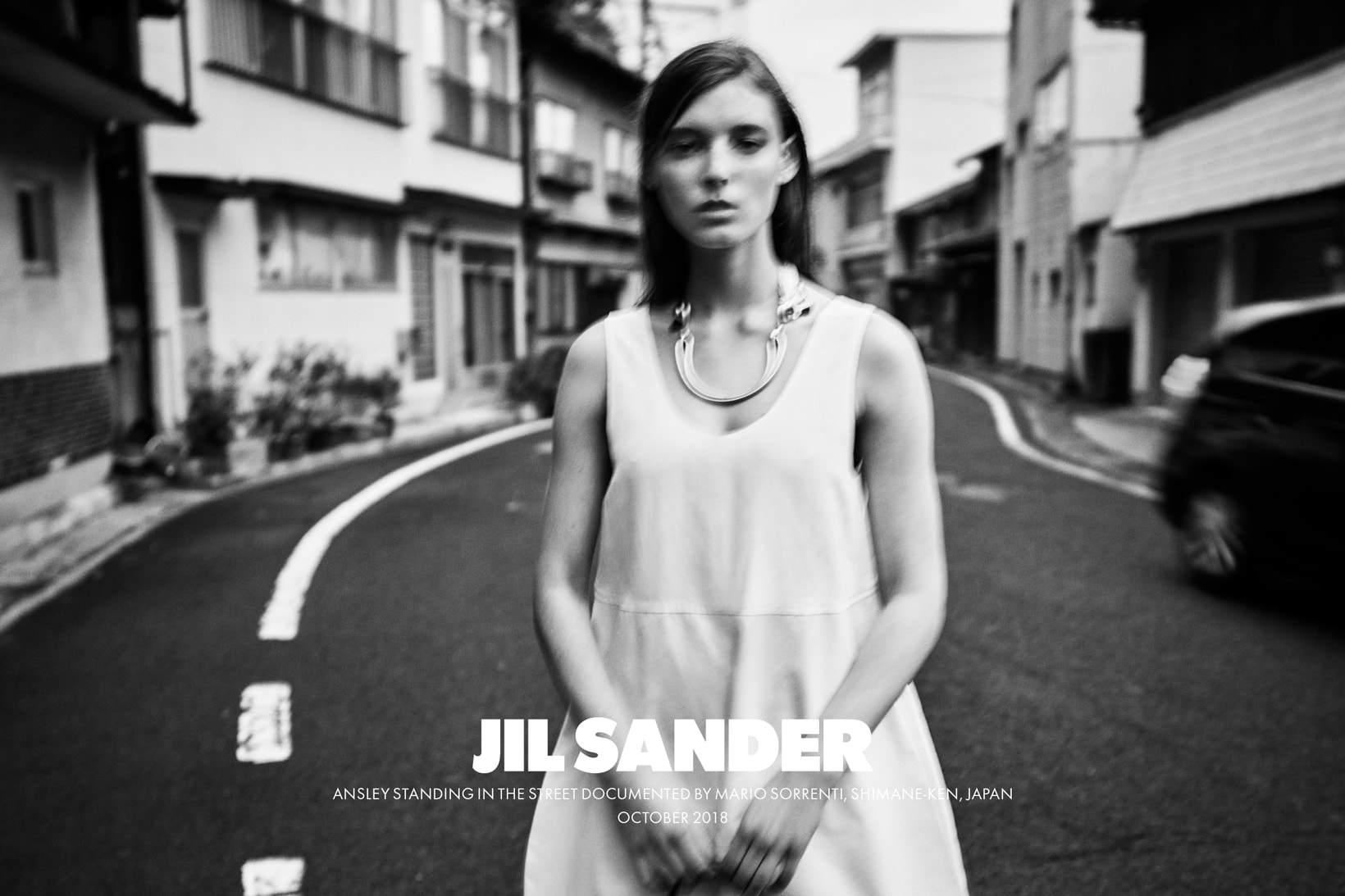 Jil Sander Spring Summer 2019 Campaign Dress Grey