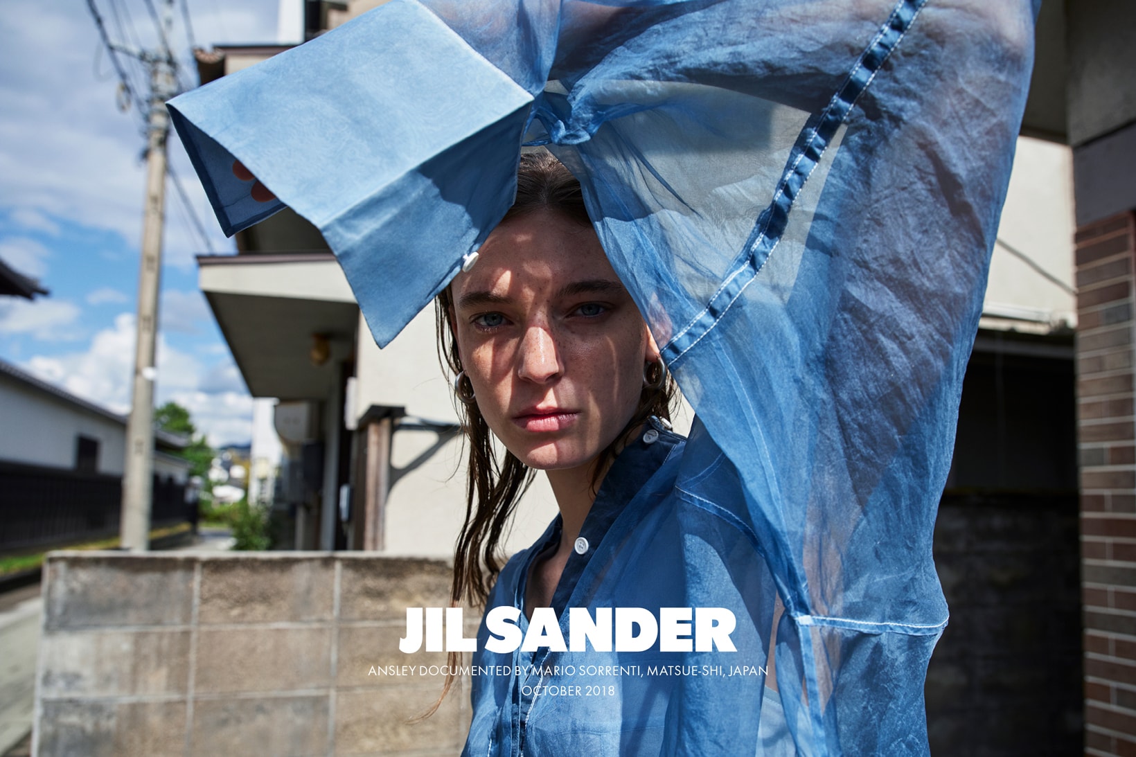 Jil Sander Spring Summer 2019 Campaign Top Blue