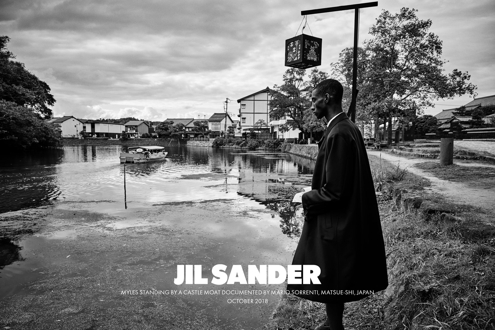 Jil Sander Spring Summer 2019 Campaign Oversized Jacket Black
