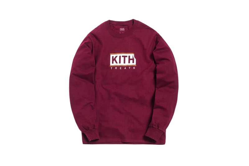 KITH Treats Capsule Collection Long Sleeve T-shirt Maroon