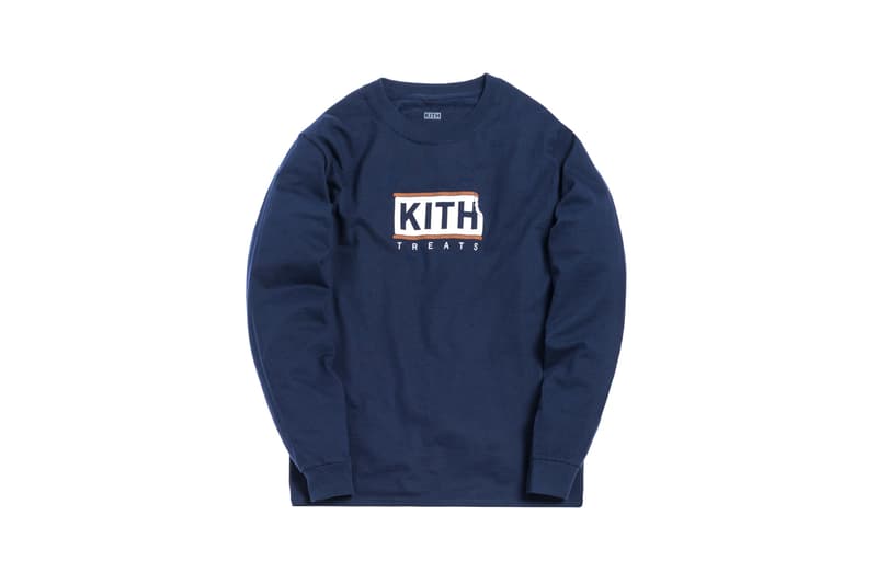 KITH Treats Capsule Collection Long Sleeve T-shirt Navy