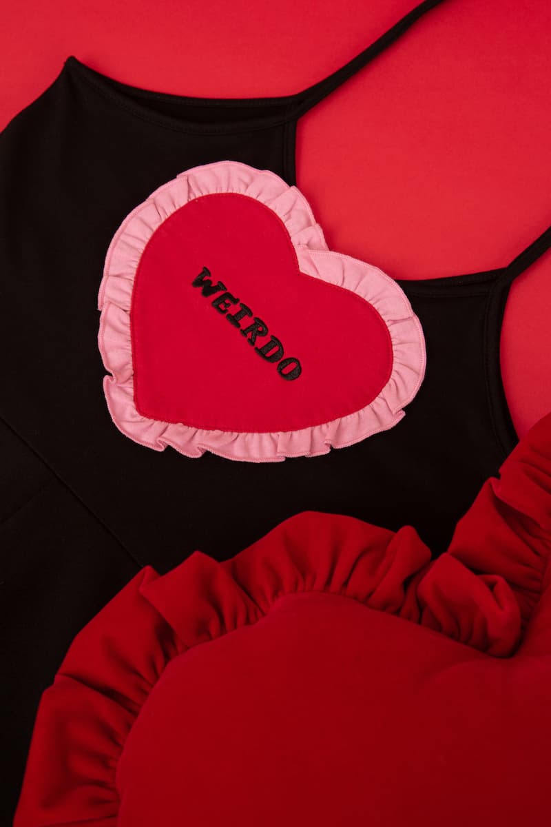 Lazy Oaf Valentine's Day Capsule Collection Red Pink Roses Graphic Pieces