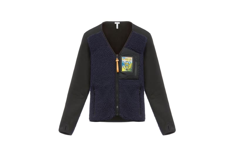 LOEWE Eye Nature Collection Fleece Zip Up Black