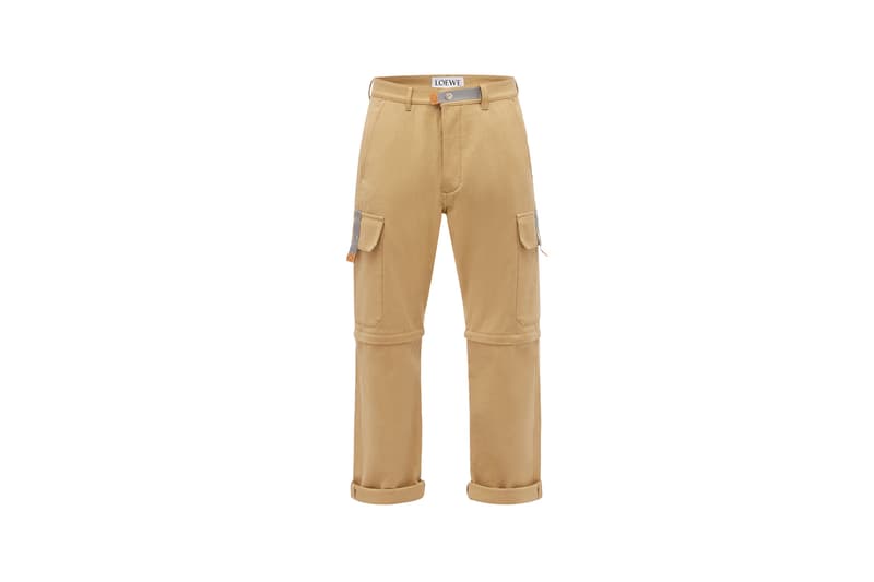 LOEWE Eye Nature Collection Khaki Pants Tan