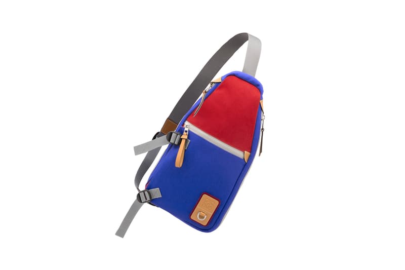 LOEWE Eye Nature Collection Shoulder Bag Red Blue