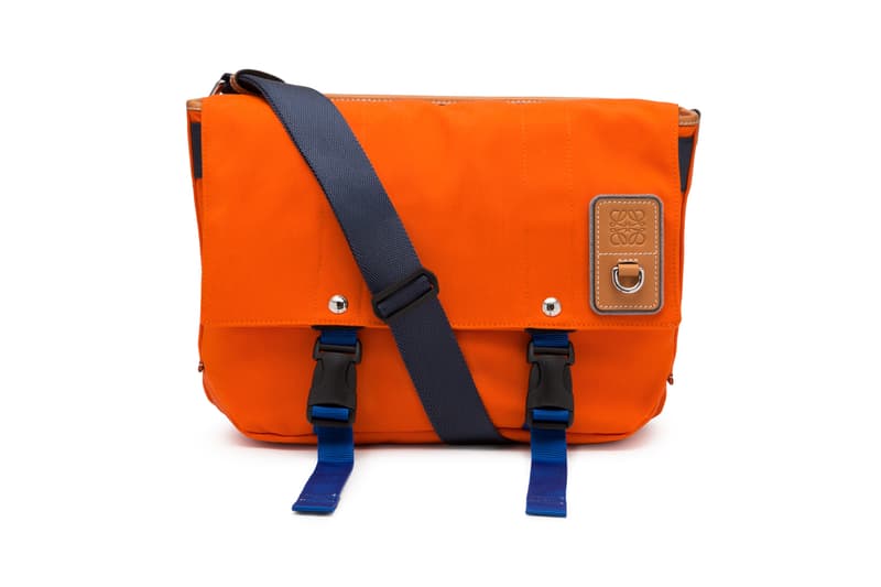 LOEWE Eye Nature Collection Messenger Bag Orange