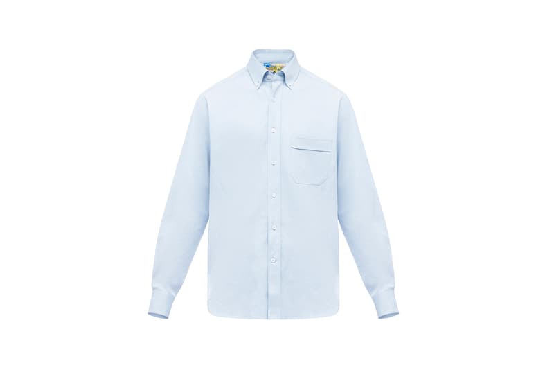 LOEWE Eye Nature Collection Collared Shirt Light Blue