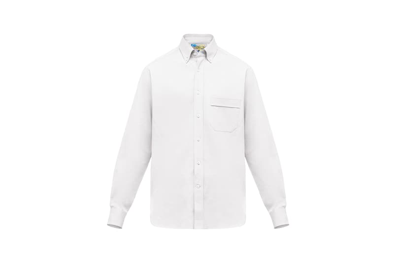 LOEWE Eye Nature Collection Collared Shirt White