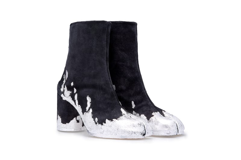 maison margiela tabi boots silver price