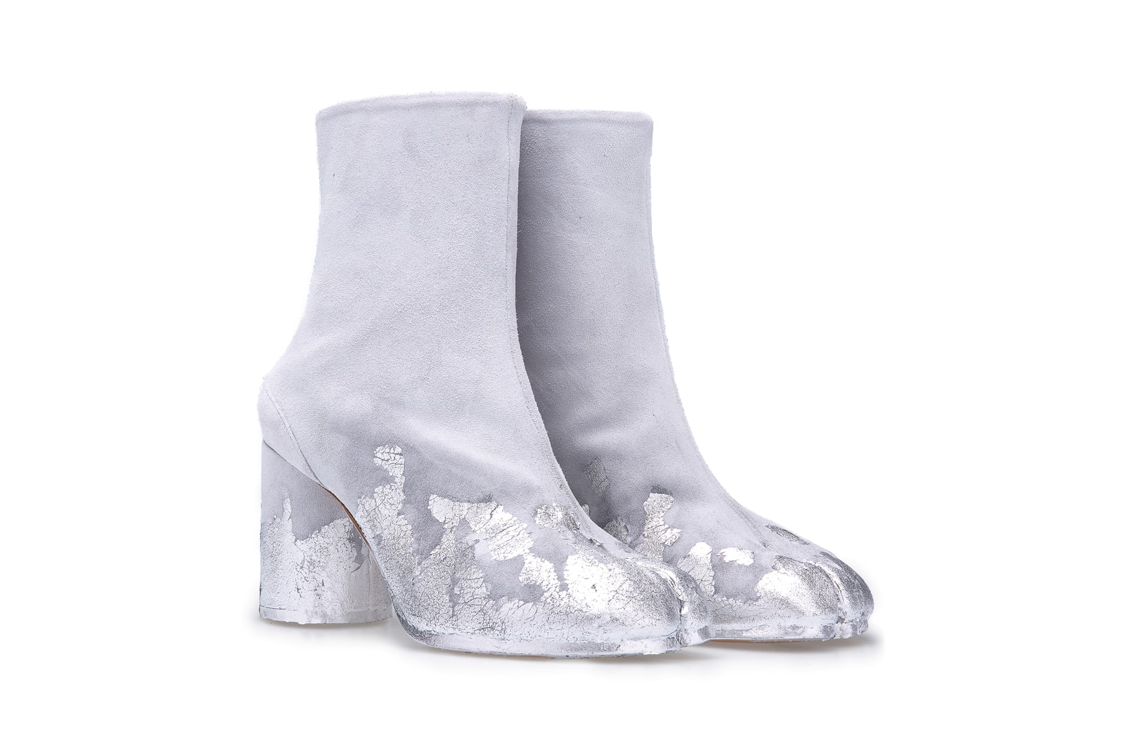 Maison Margiela x Dover Street Market Tabi Ankle Boot Grey Silver