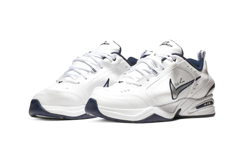 Martine Rose x Nike Monarch IV White Metallic Silver