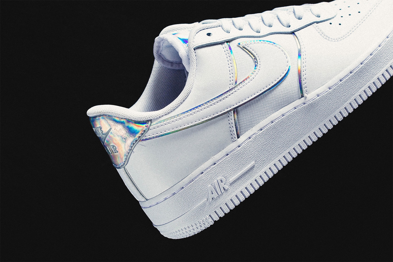 nike air force 1 07 lv8 white iridescent details leather