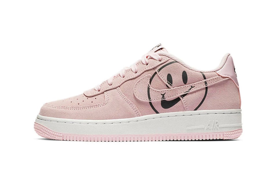 Nike Air Force 1 One Low Have A Nike Day Pink Kids Toddler 5C Smiley Face