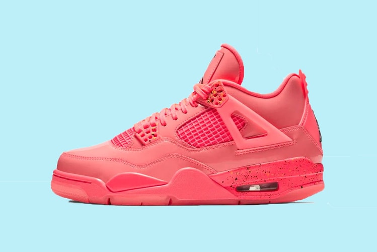 Nike's New Air Jordan 4 Is Covered in a Vibrant "Hot Punch" Hue