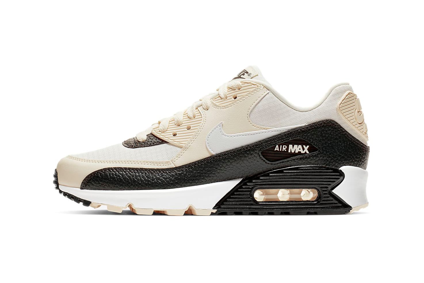 Nike Air Max 90 in Ivory, Black and Oil 