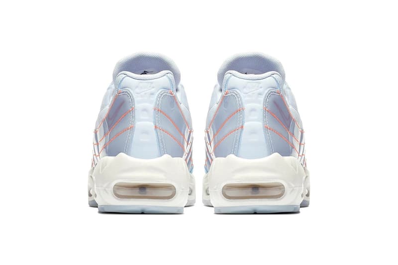 Nike Air Max 95 Half Blue Summit White Translucent