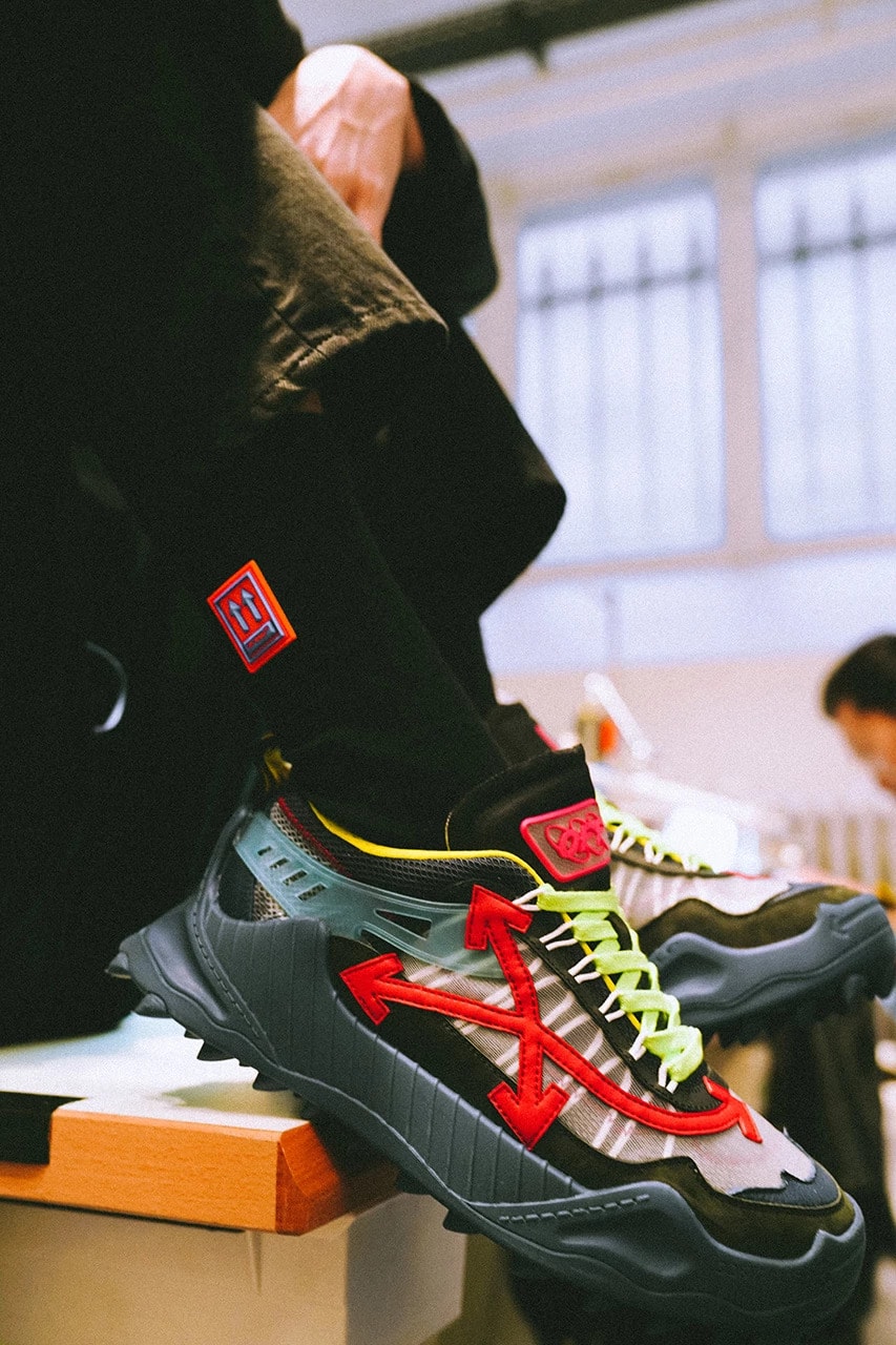 Off-White Launches ODSY 1000 Sneaker at Pop-Up