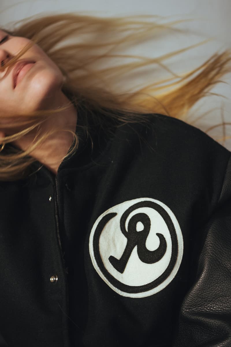 Olympia Le Tan x Richardson Varsity Jacket Black